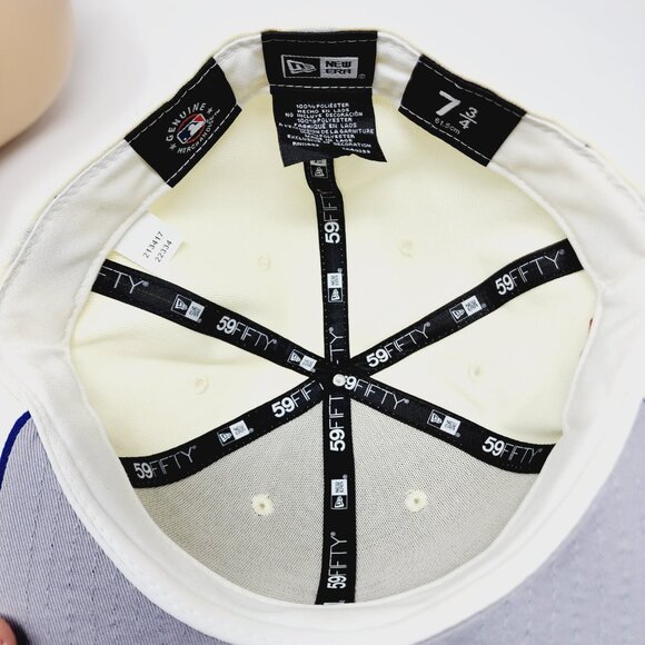 New York Mets New Era MLB 1986 World Series 59Fifty Fitted Cap Hat Size 7 3/4 - Picture 8 of 8